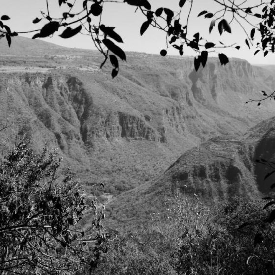 Overview of Barranca de Huentitan canyon