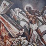 Painting by Orozco in the Carrillo Gil museum in Mexico City