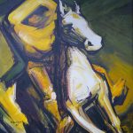 Siqueiros painting in Carrillo Gil museum in Mexico City