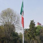 Flower clock in Parque Hundido in Mexico City
