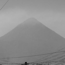 Morning view of Santa Maria volcano, Xela