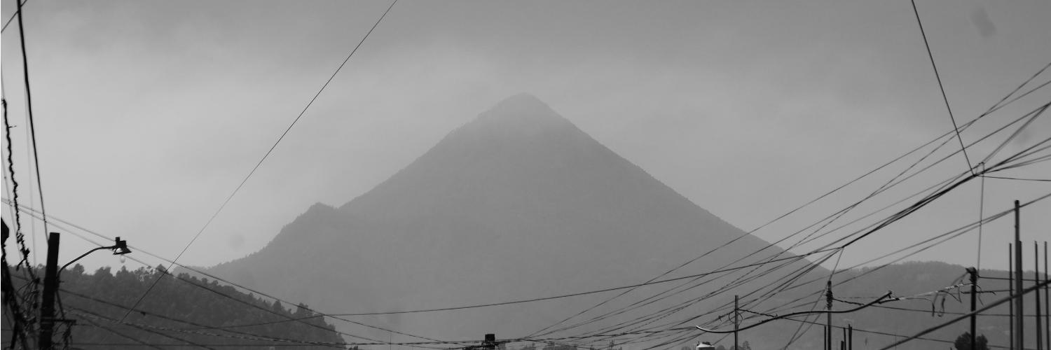 Morning view of Santa Maria volcano, Xela