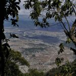 Panorama view of Xela from Santa Maria volcano