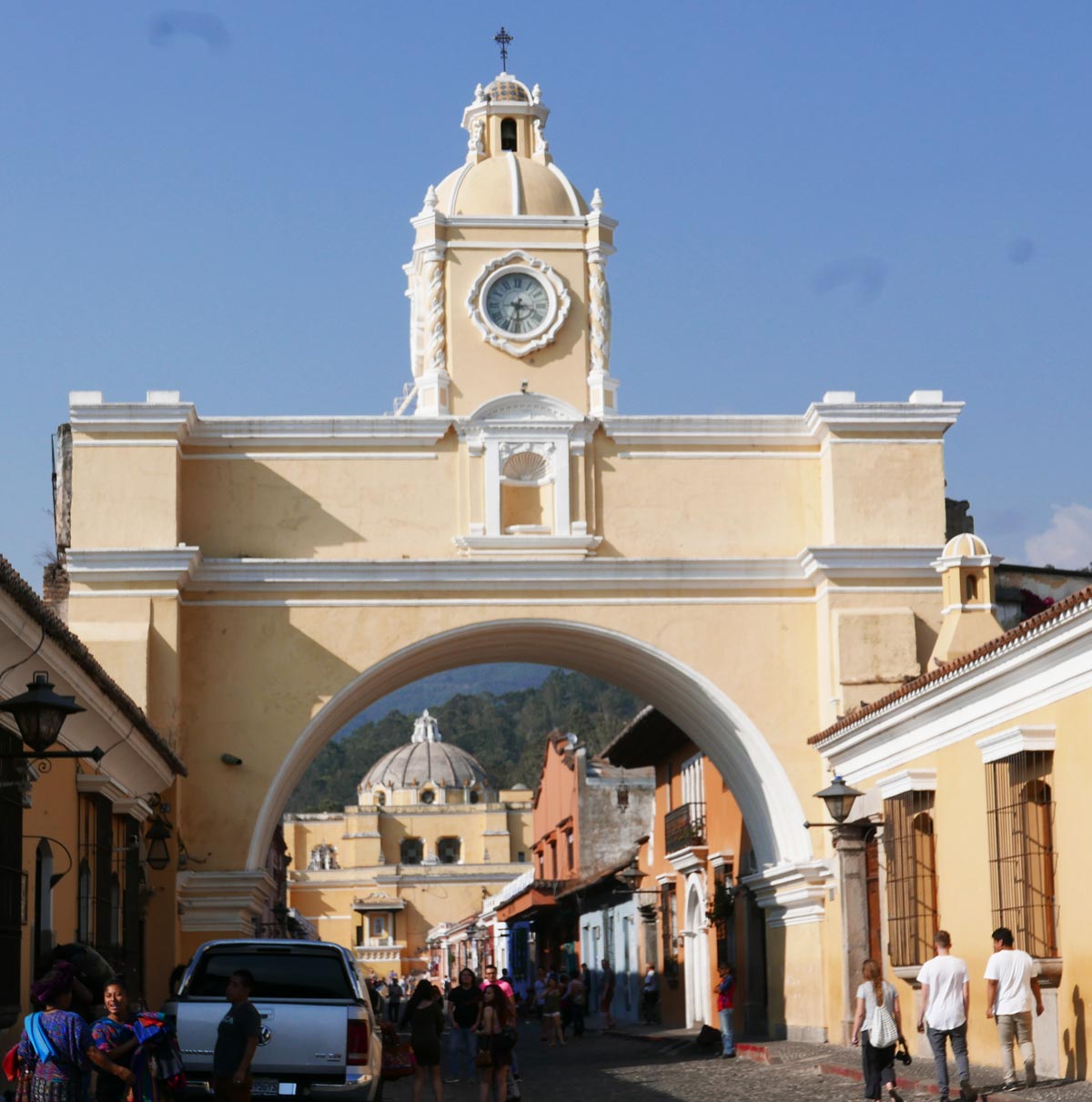 Arch in central Antigua, Guatemala
