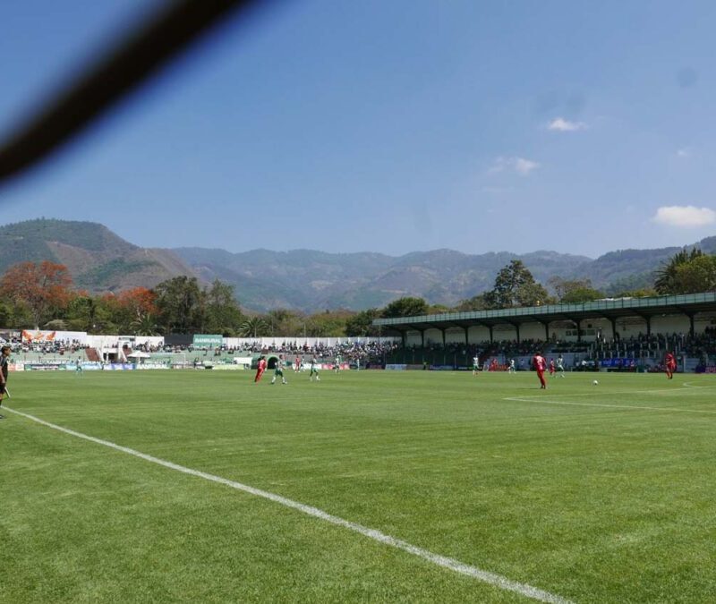 Match in Estadio Pensativo in Antigua Guatemala