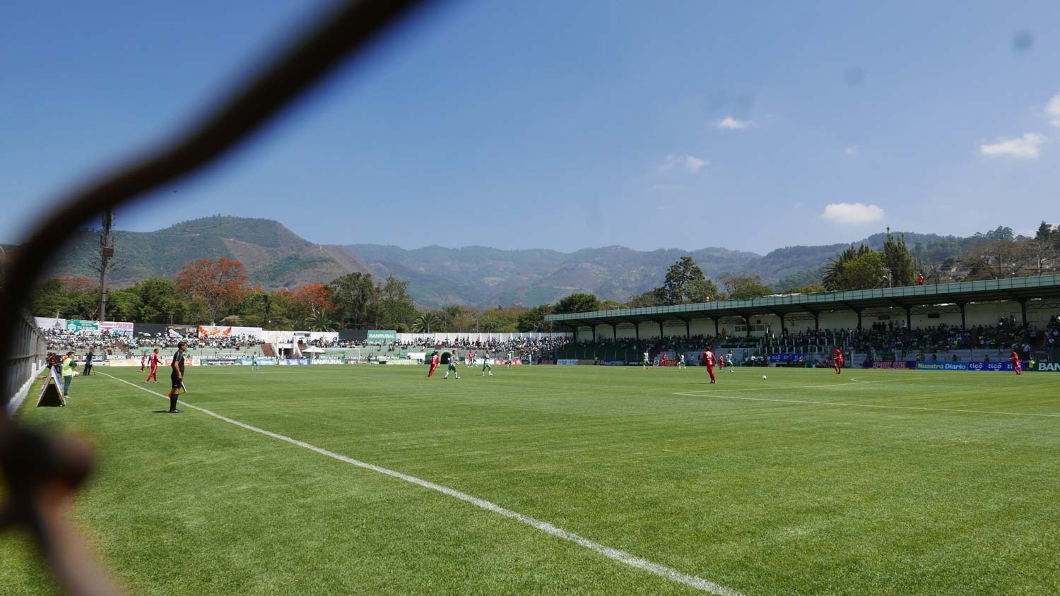 Match in Estadio Pensativo in Antigua Guatemala