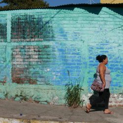 Street scene in Juayua, El Salvador