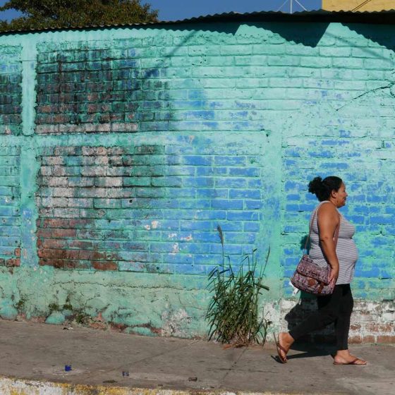 Street scene in Juayua, El Salvador