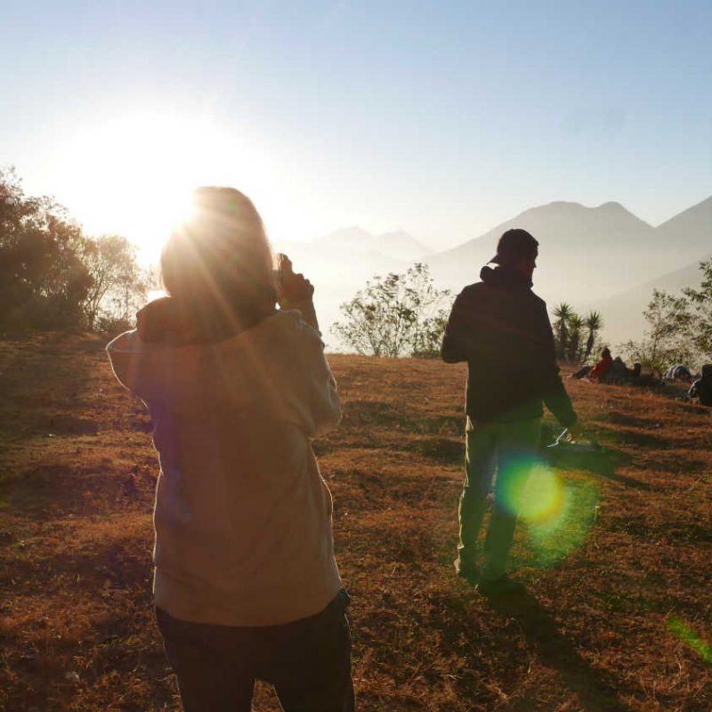 Sunrise over Lake Atitlan