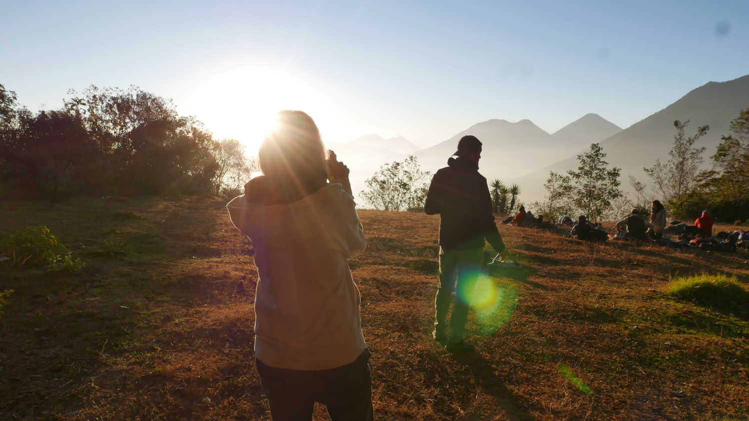 Sunrise over Lake Atitlan