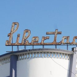 Libertad sign in San Salvador