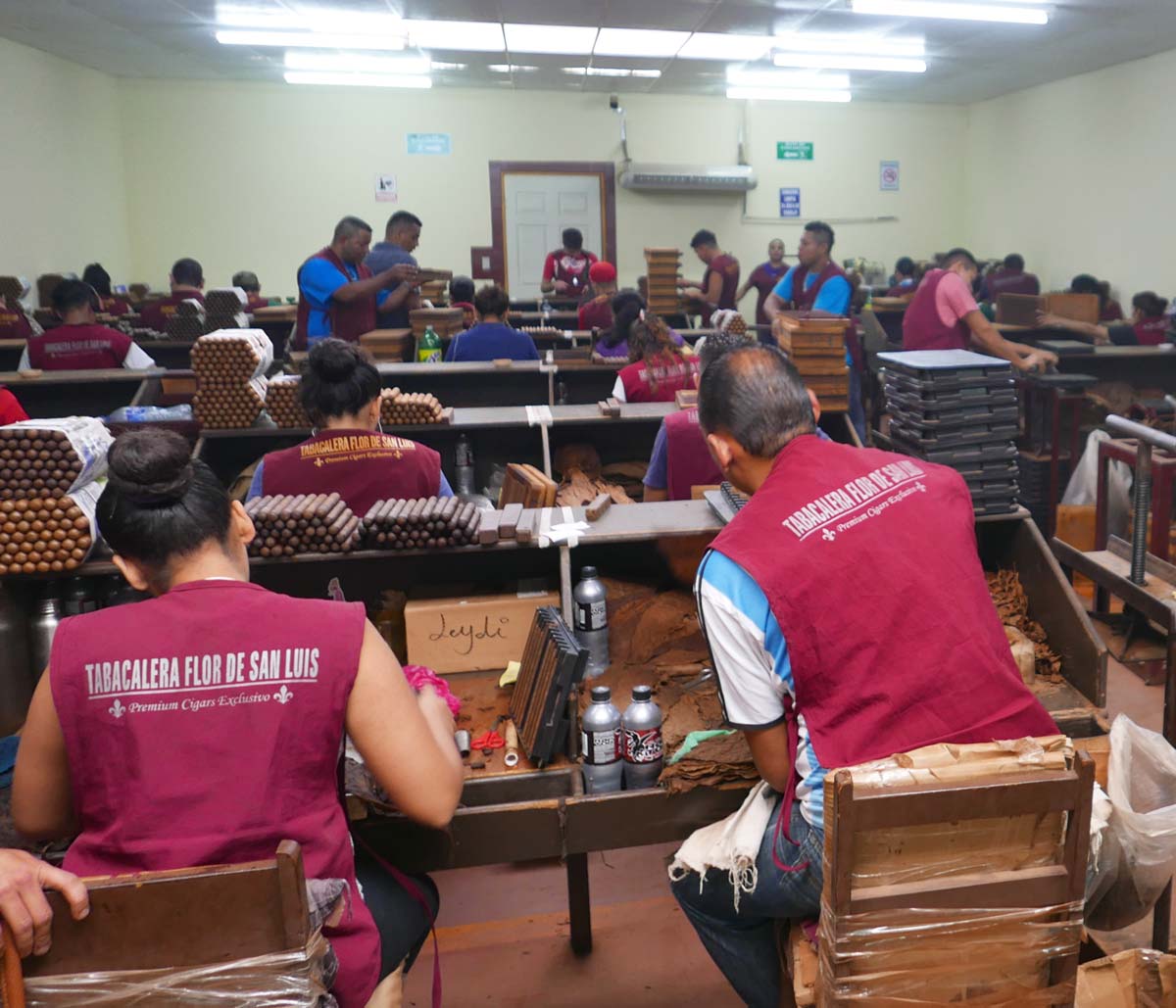 Workshop in cigar factory in Esteli, Nicaragua