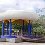 Kiosk in Parque Central in Esteli, Nicaragua