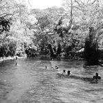 Ojo de Agua, a swimming pool in the jungle of Ometepe is land in Nicaragua