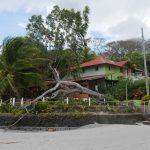 Beach house on San Fernando beach on Ometepe island in Nicaragua