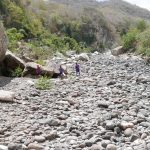 Rocks near the rear entrance of Somoto canyon. In rainy season this is a no-go area