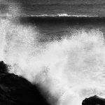 Waves crashing on Playa Ponelita