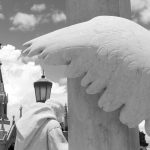 Angel wings in cemetery in San Jose, Costa Rica