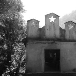 Church near the Agua Azul waterfalls in Mexico