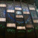 The not-so-beautiful long walls of the Iglesia El Rosario in San Salvador