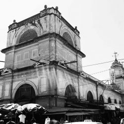 Facade of Mercado Municipal in Granada, Nicaragua