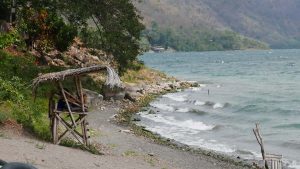 Lifeguard at Laguna de Apoyo