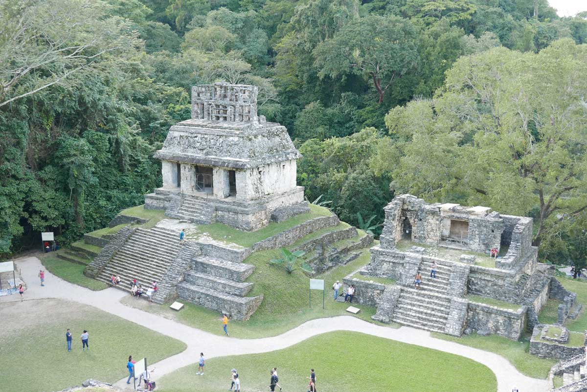 One of the Temples of the Cross in Palenque