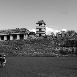 The Palace central complex in Palenque