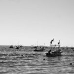 Small fishing boats in Puerto Escondido