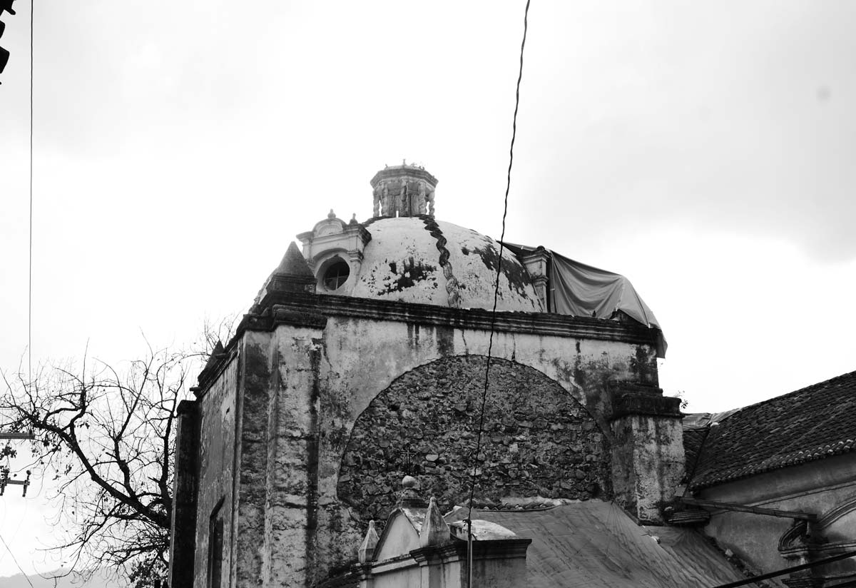 Church dome in San Cristobal de las Casas