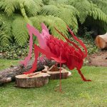 Insect sculpture at Santo Domingo del Cerro near Antigua