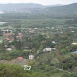 Panorama of Ayampe village
