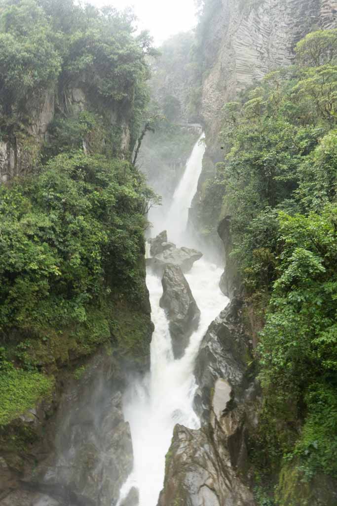Pailon del Diablo waterfalls