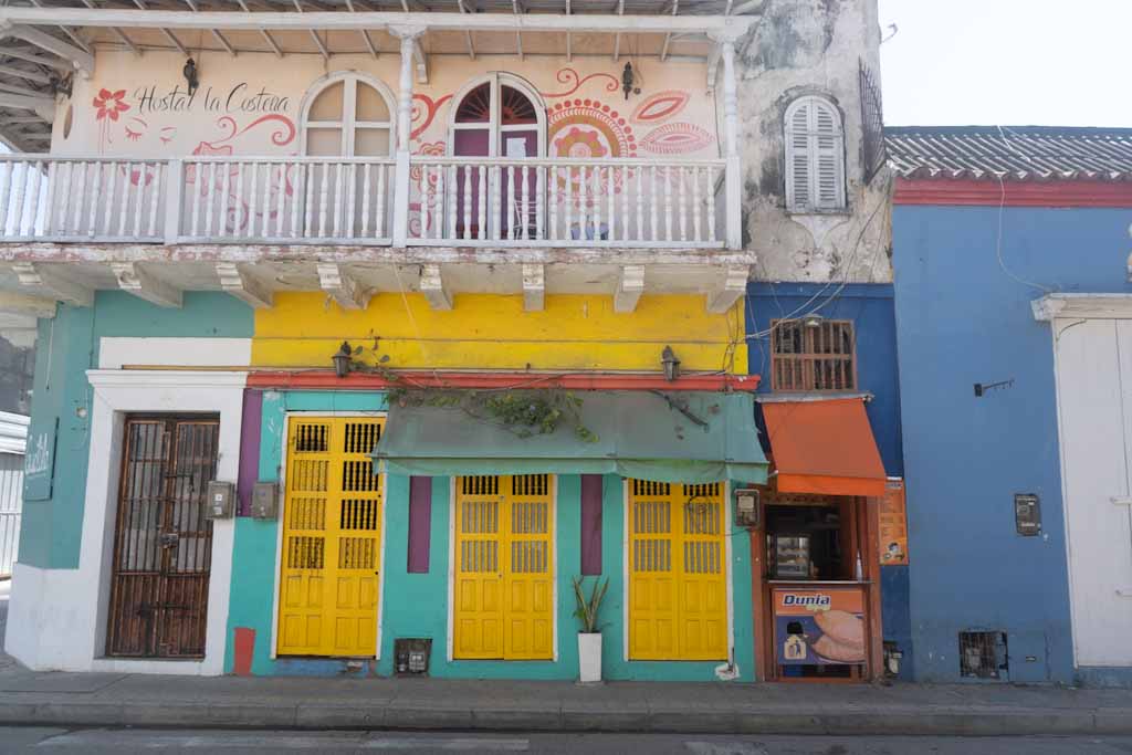 Colorful house in Cartagena