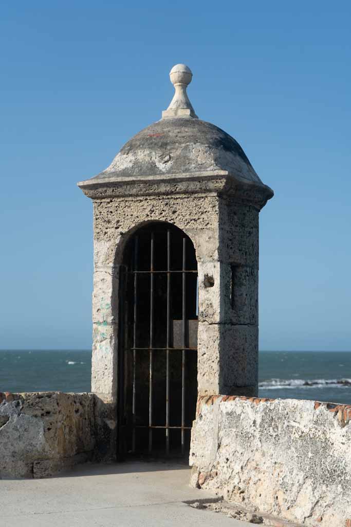 Watchtower on the Cartagena city walls