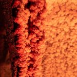Close-up of salt in Catedral de Sal