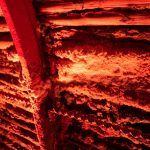 Detail of salt wall in Catedral de Sal