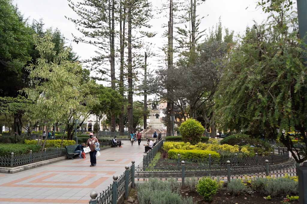 Parque Central in Cuenca