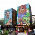 Street art on food court Guayarte