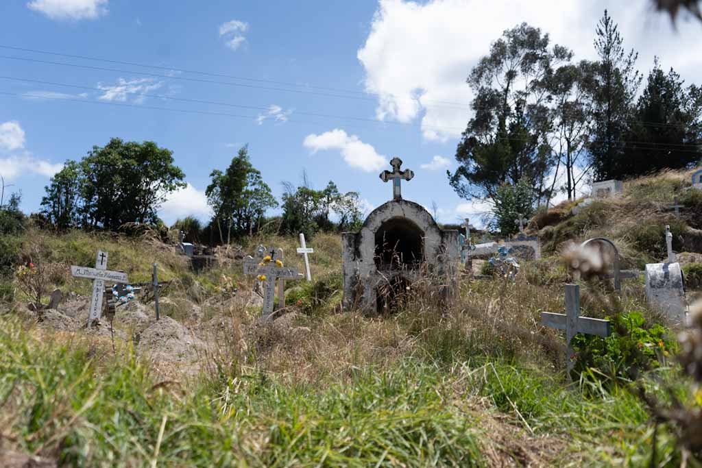 Cemetery in Chugchilan village