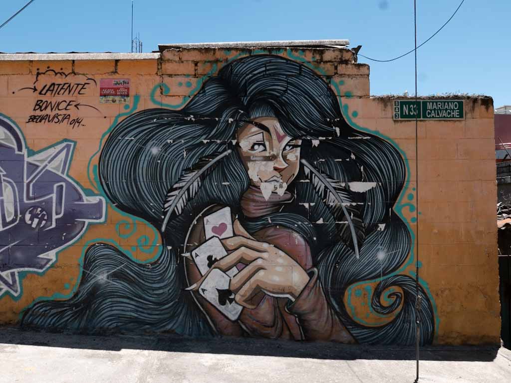 Quito street art: Amy Winehouse