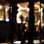 Restaurant of Rio Claro reserve at night