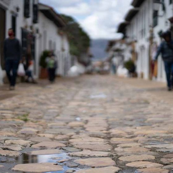 Street scene in Villa de Leyva
