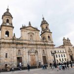 Cathedral on Bolivar square in Bogota
