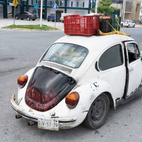 Old Volkswagen Beetle in Campeche