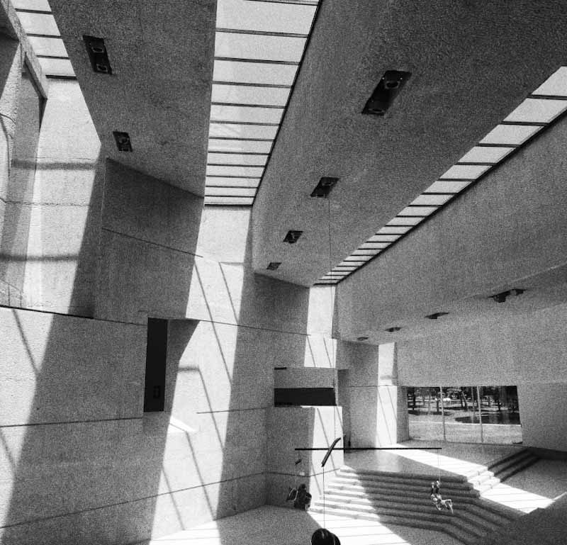 Atrium of Tamayo museum