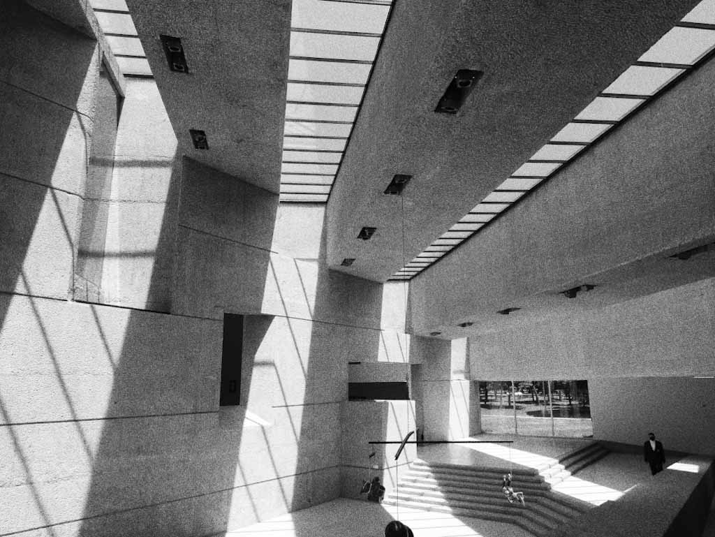 Atrium of Tamayo museum