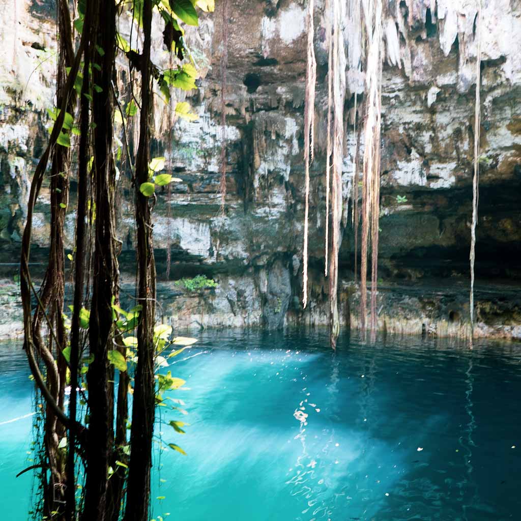 Cenote at Hacienda Uxman in Valladolid