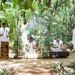 Ritual at Chocolate Museum in Uxmal