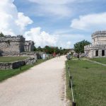 Main walkway in Tulum fortress